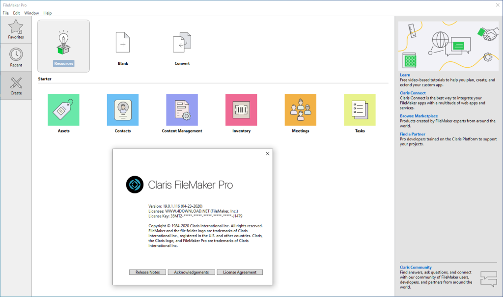 Claris FileMaker Pro 19.5.4.401 Crack Free Download [2022]